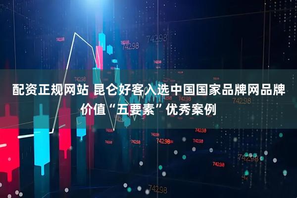 配资正规网站 昆仑好客入选中国国家品牌网品牌价值“五要素”优秀案例